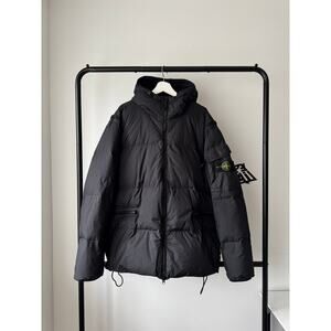 Stone Island Garment Dyed Crinkle Reps R-NY Down Jacket 3XL